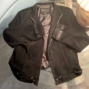 Bernardo Black Suede Jacket